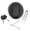 FUEL CAP 60mm SCANIA BLACK &amp; SILVER