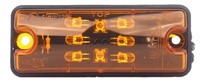 SIDE INDICATOR LIGHT AMBER 6 LED 100 x 40mm