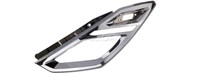 CHROME HEADLAMP FRAME FOR MARCOPOLO TORINO G7 LH