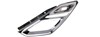 CHROME HEADLAMP FRAME FOR MARCOPOLO TORINO G7 LH