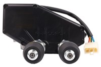 WIPER MOTOR 24V DOUBLE LONG SHAFT 80 DEGREES HEAVY DUTY RH