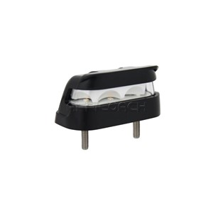 NUMBER PLATE LIGHT 4 LED BLACK 78mm