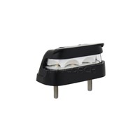 NUMBER PLATE LIGHT 4 LED BLACK 78mm
