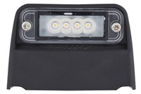 NUMBER PLATE LIGHT 3 LED BLACK 106mm
