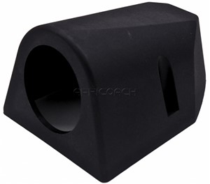 USB CHARGER HOLDER BLACK PLASTIC 1 HOLE