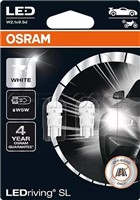 GLOBE OSRAM 12V 5W WEDGE W5W LED 6000K 2pk 2825DWP-02B