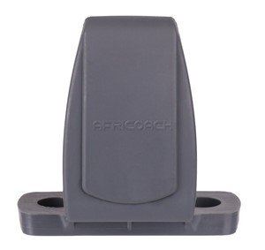 CURTAIN HOOK SINGLE DARK GREY