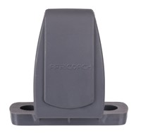 CURTAIN HOOK SINGLE DARK GREY