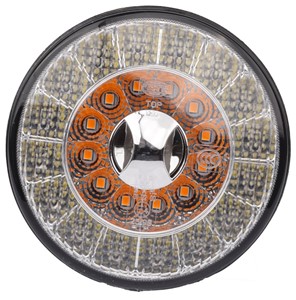 HEADLIGHT COMBO 90mm LED DRL, INDICATOR &amp; PL