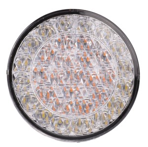 INDICATOR &amp; PL FRONT 95mm LED CLEAR LENS