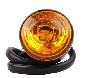 MARKER LIGHT AMBER MINI ROUND LED 30mm