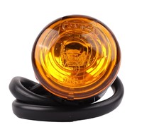 MARKER LIGHT AMBER MINI ROUND LED 30mm