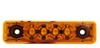 MARKER LIGHT RECTANGULAR AMBER LED 65x16mm