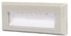 STEP LIGHT SLIM RECT GREY FRAME 90x38mm
