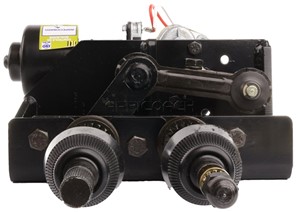 WIPER MOTOR 24V DOUBLE SHAFT FOR MARCOPOLO G7 LH