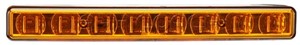 MARKER LIGHT RECT 165x20 LED AMBER