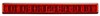 MARKER LIGHT RECT 165x20 LED RED