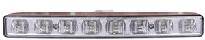 MARKER LIGHT RECT 165x20 LED WHITE DRL
