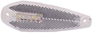 MARKER LIGHT WHITE LED 125x42