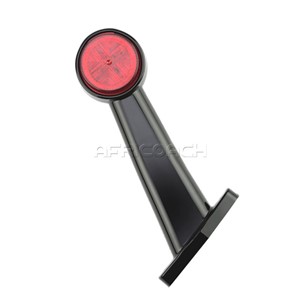 TRAILER LIGHT RUBBER ARM LED RED/WHITE LHS SL