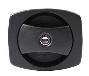 TOILET LOCK OUTER SQUARE BLACK