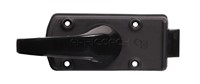 TOILET LOCK INNER RECT BLACK